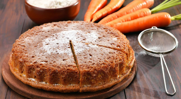 Веганский морковный торт
