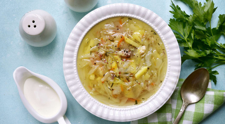 Нежный рыбный суп из трески с картофелем и укропом