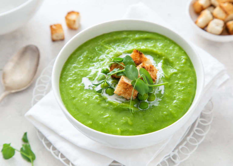 Крем-суп из зеленой фасоли