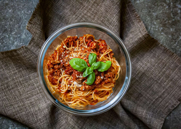 Спагетти с тофу