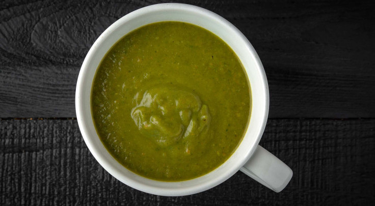 Крем-суп из зеленой чечевицы
