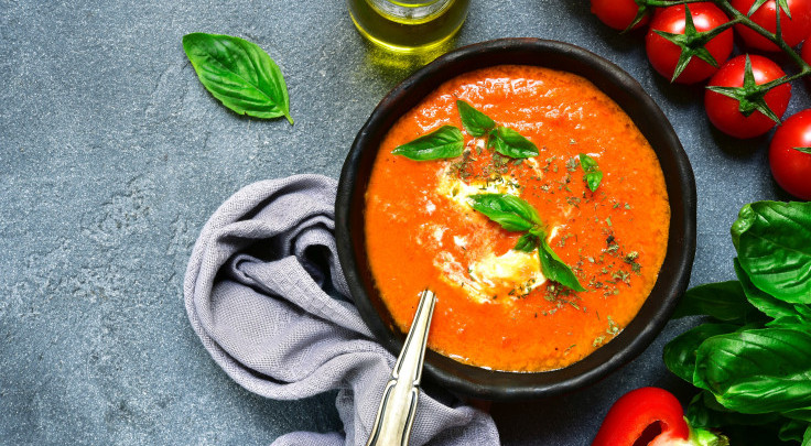 Сливочный томатный суп