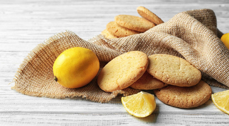 Лимонное песочное печенье