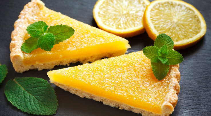 Веганский лимонный пирог