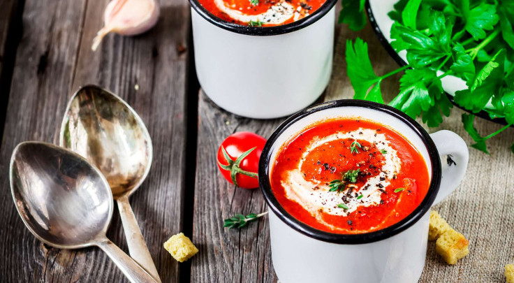 Сливки для запеченного томатного супа