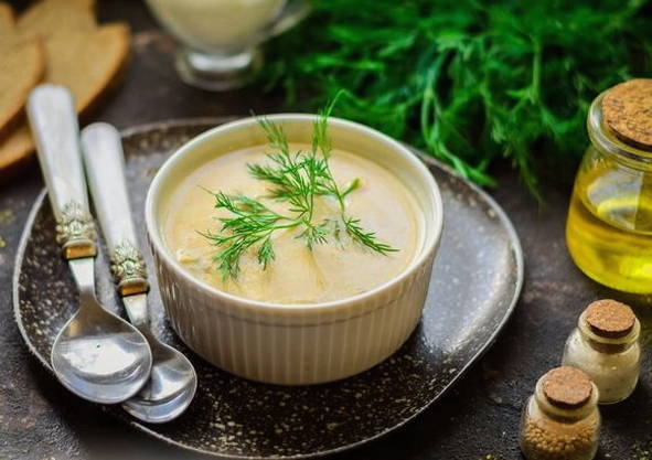Грибной суп сливочный из шампиньонов и сыра 