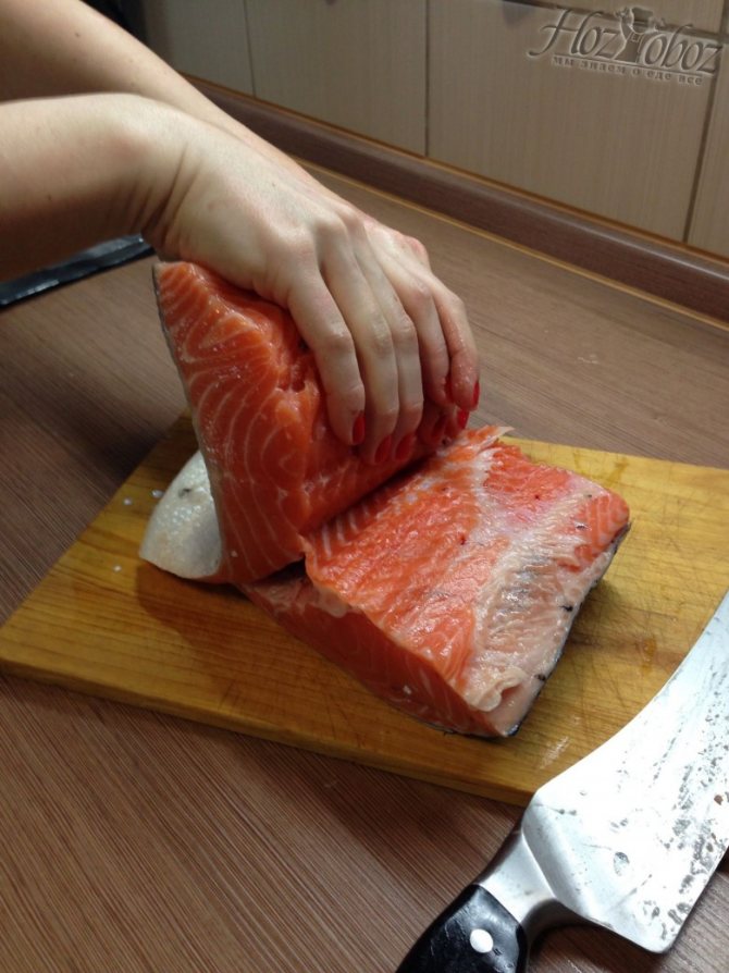 Как разделывать лосося или семгу: процесс разделки, хитрости