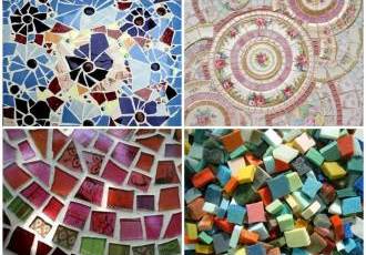 Цветная глазурь для мозаики